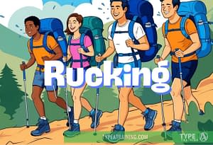 a group of people hiking