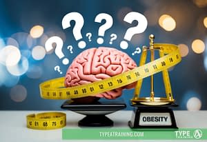 a brain with a measuring tape around it