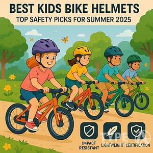 a poster of kids riding bikes