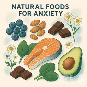 a food and flowers on a white background