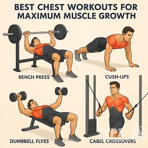 a poster of a man doing exercises