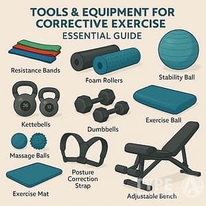 a diagram of different types of equipment