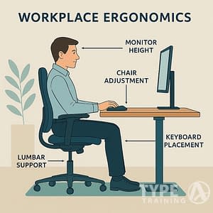 a man sitting at a desk with a computer