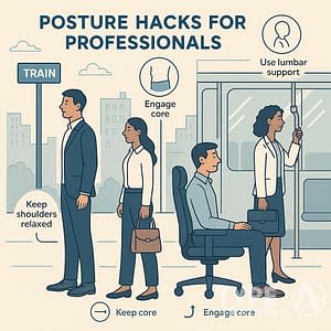 a man and woman standing in a line