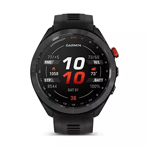 Garmin Approach S70, 47mm, Premium GPS Golf Watch, Black