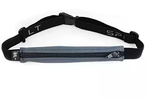 SPIbelt Large Pocket Running Belt for Adults, Expandable Pocket, No Bounce