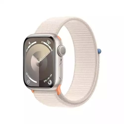 Apple Watch Series 9 [GPS 41mm] Smartwatch Fitness Tracker, Blood Oxygen & ECG Apps