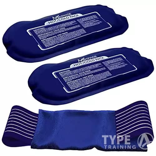 MEDVICE 2 Reusable Hot and Cold Ice Packs for Recovery