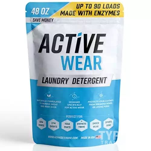 Active Wear Laundry Detergent & Soak - Formulated for Sweat and Workout Clothes