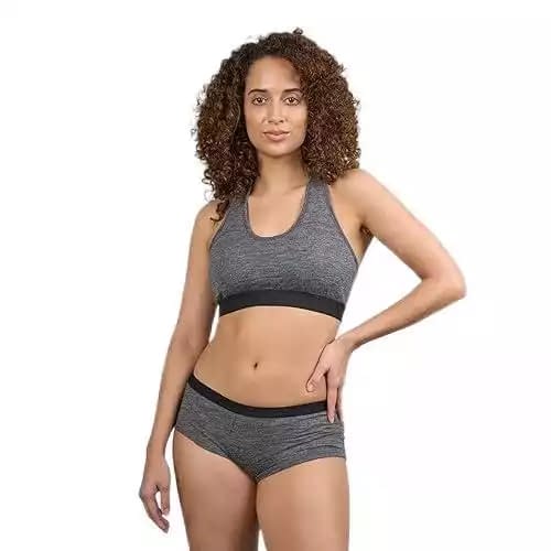 Arms of Andes Women's Royal Alpaca Sports Bra: Light, Soft & Quick Drying Hiking Eco Bra
