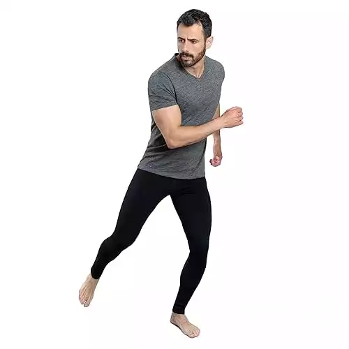 AoA Men's 230 Royal Alpaca Leggings: Ultra Light, Soft & Warm Hiking Eco Pants