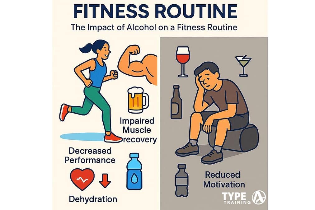 a man and woman running and drinking