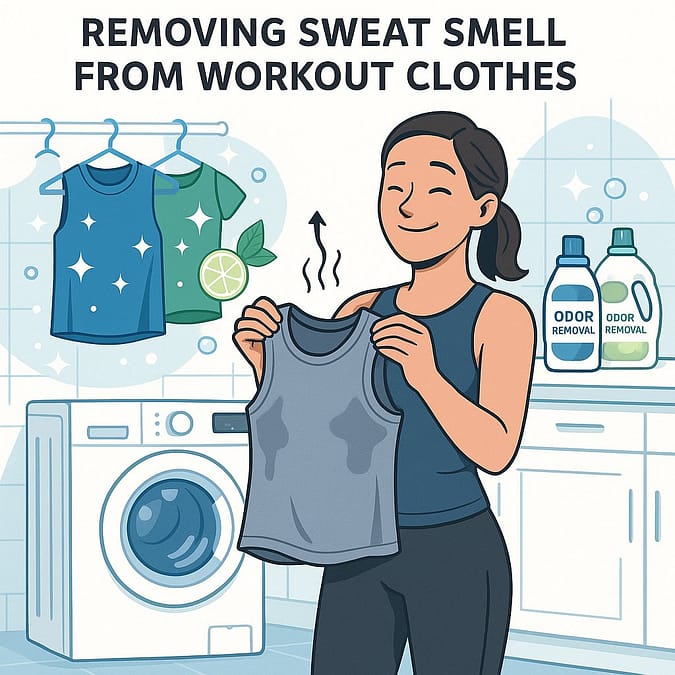 a woman holding a shirt
