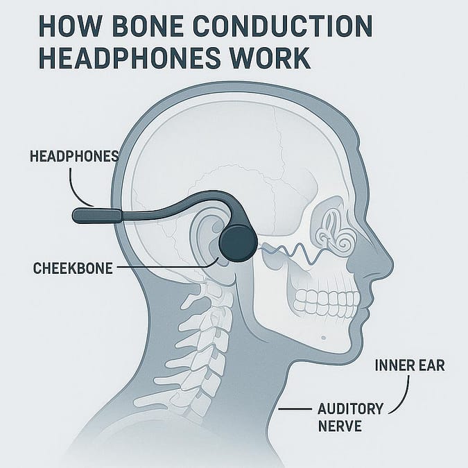 a diagram of a headphones