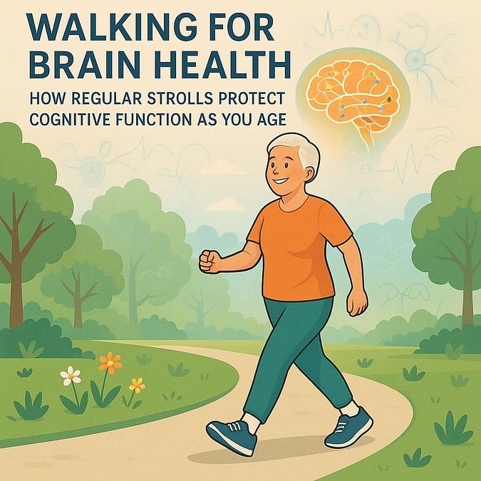 a cartoon of a man walking on a path