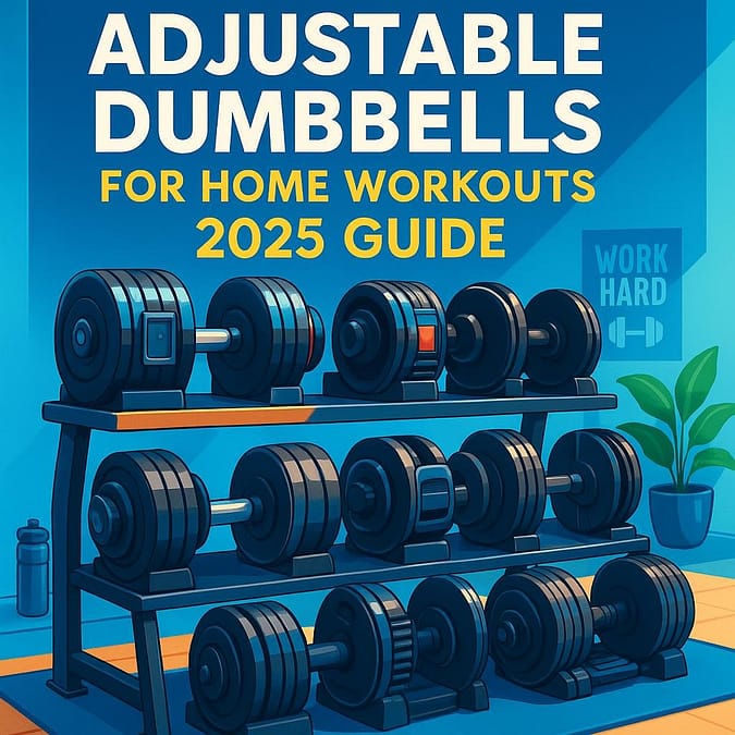 a poster of a gym with weights