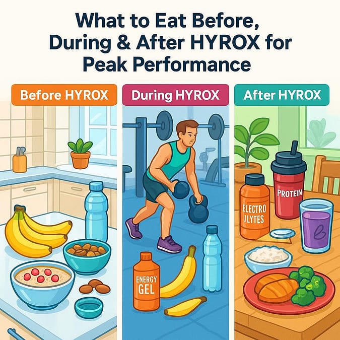 What to Eat Before, During & After HYROX for Peak Performance