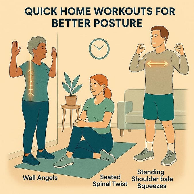a man and woman doing exercises