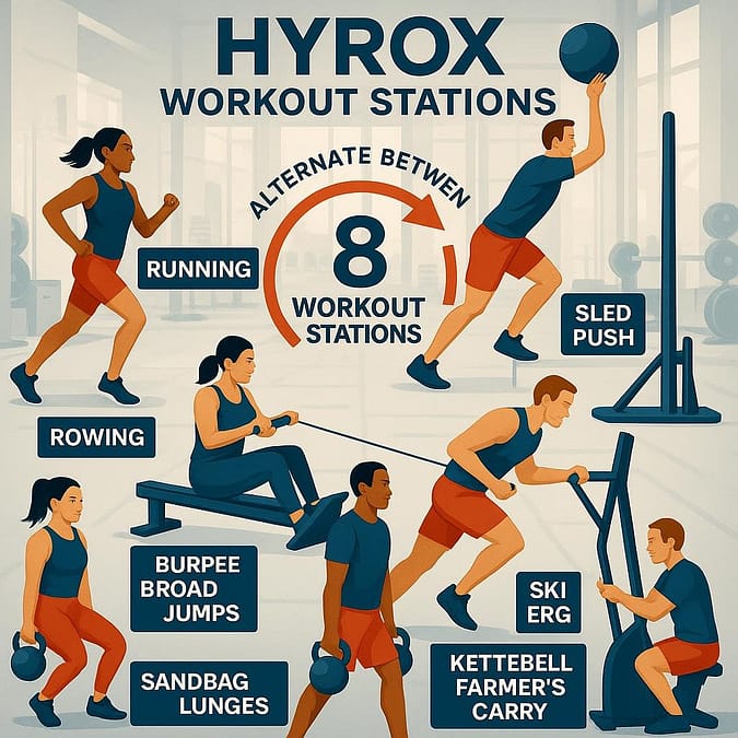 HYROX Workout Stations Explained