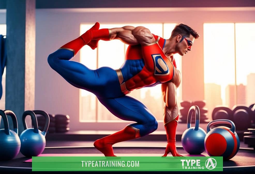a man in a superhero garment