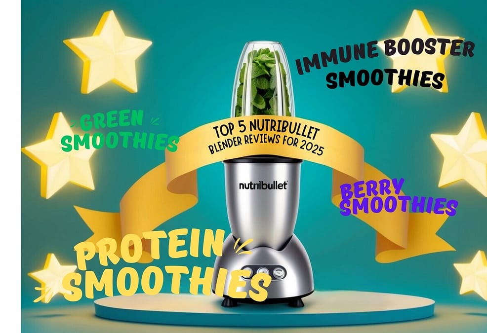 a blender with a yellow ribbon