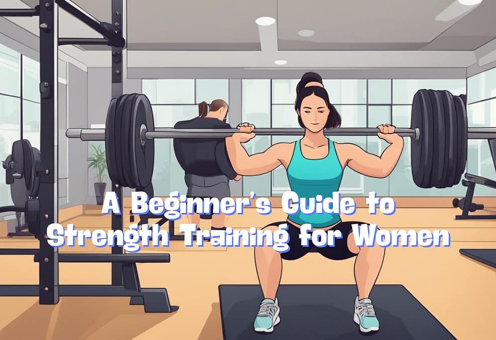 a woman lifting weights in a gym