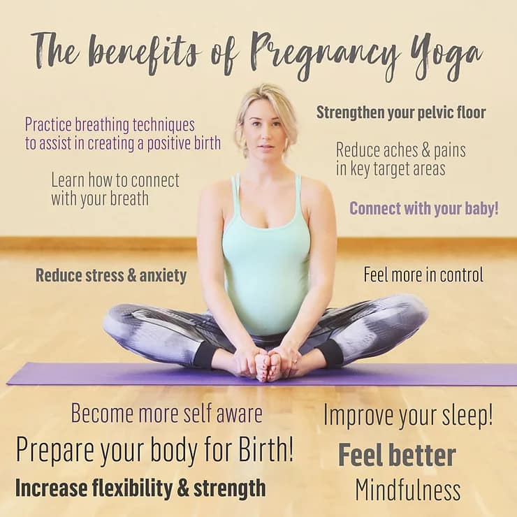 Pregnancy Yoga benefits!