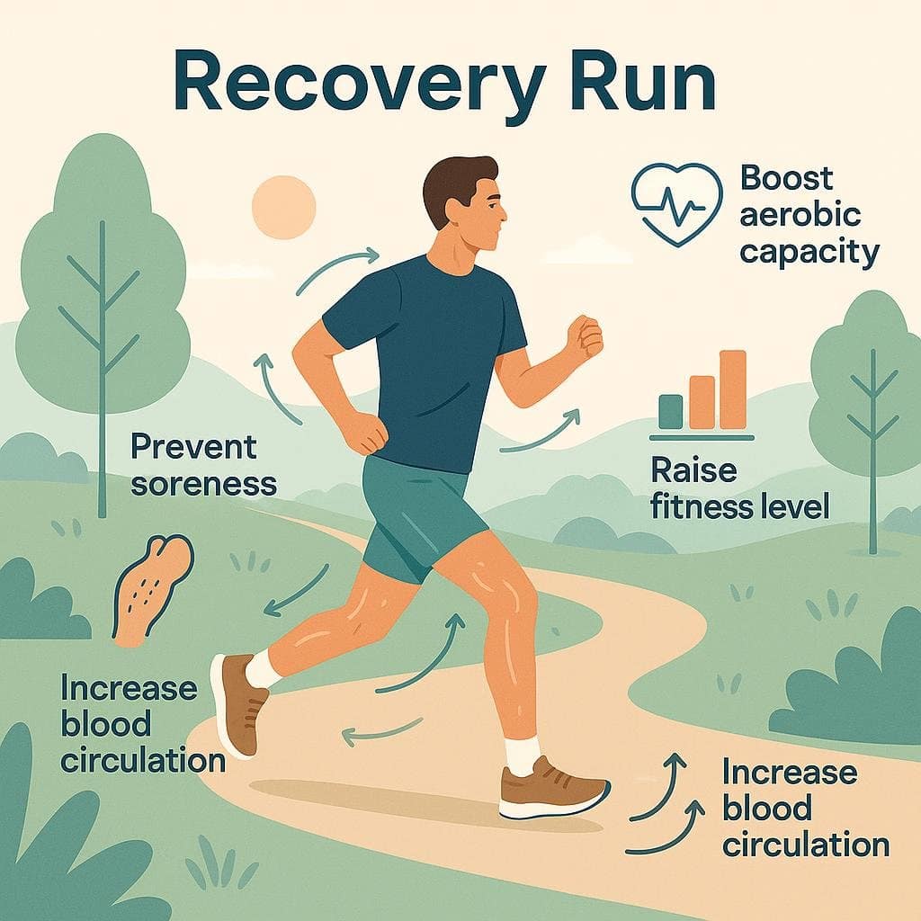 a man running in a park