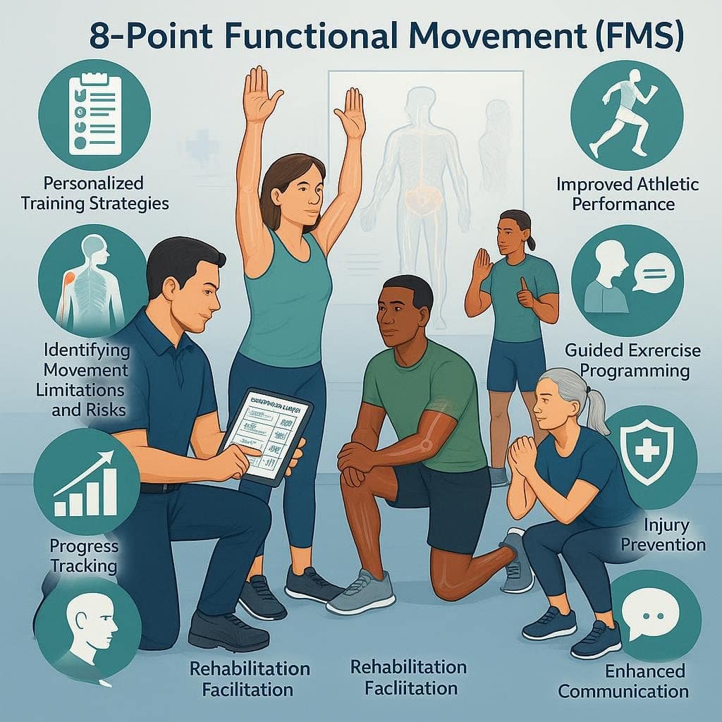 a group of people doing exercises