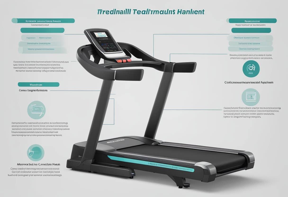 a treadmill with a screen