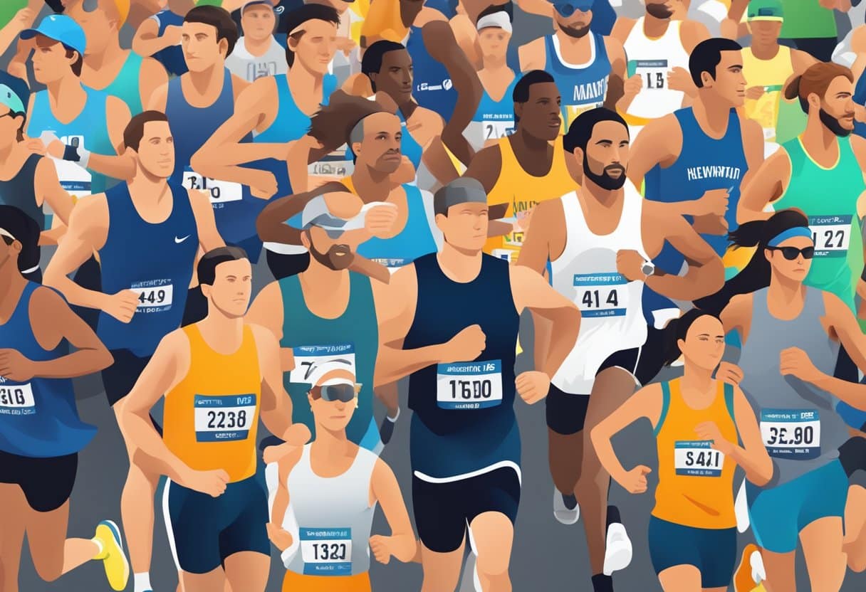 Runners meet the eligibility criteria for the New York Marathon