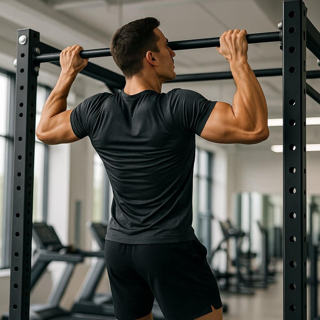 a man in a gym