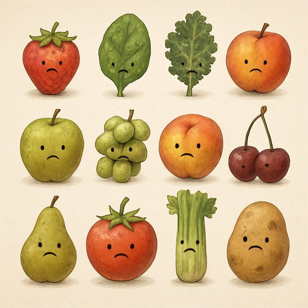 EWG Dirty Dozen 2026 shopping guide for organic produce