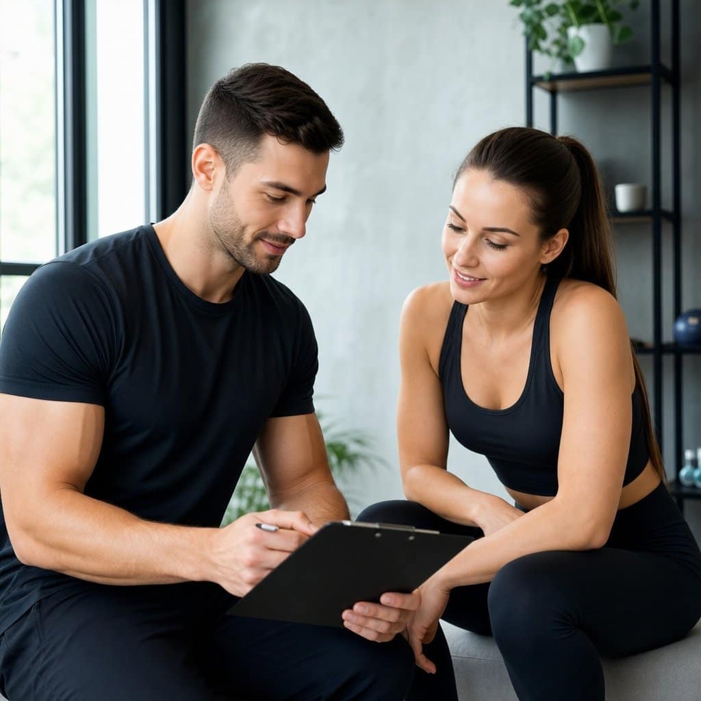 Personal trainer consultation for choosing the right fit in Manhattan