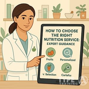 a woman pointing at a tablet