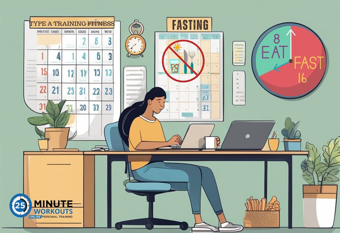 OFFICE WORKER FASTING DURING WORKING HOURS