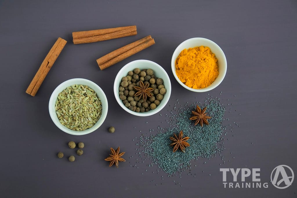 coffee ingredients, spices